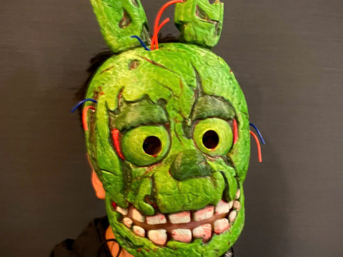 弗莱迪的五夜后宫 春季陷阱面具 - 万圣节角色扮演 3D 打印模型