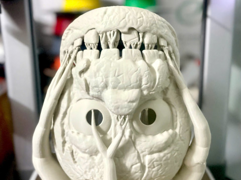 弗莱迪的五夜后宫 春季陷阱面具 - 万圣节角色扮演 3D 打印模型