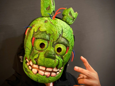 弗莱迪的五夜后宫 春季陷阱面具 - 万圣节角色扮演 3D 打印模型