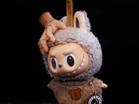 Labubu Accessories Toys - Thing Hand Wednesday Cosplay 3D Print Model