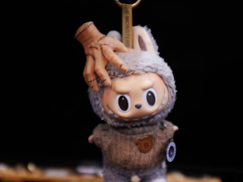 Labubu Accessories Toys - Thing Hand Wednesday Cosplay 3D Print Model