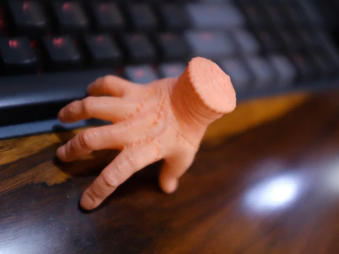 Labubu Accessories Toys - Thing Hand Wednesday Cosplay 3D Print Model