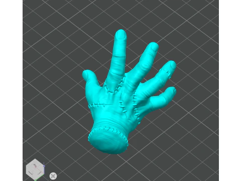 Labubu Accessories Toys - Thing Hand Wednesday Cosplay 3D Print Model