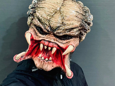 Dekoracja maski drapieżnika do noszenia - cosplay na Halloween Model do druku 3D