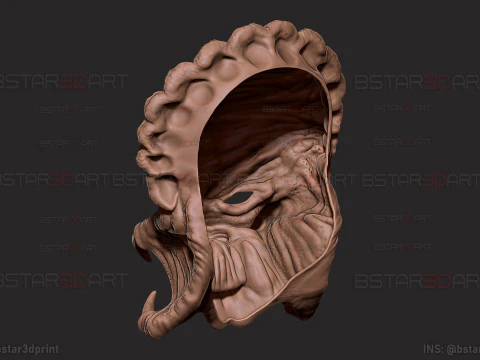 The Predator Mask Decor Wearable - Halloween cosplay 3D Print Model