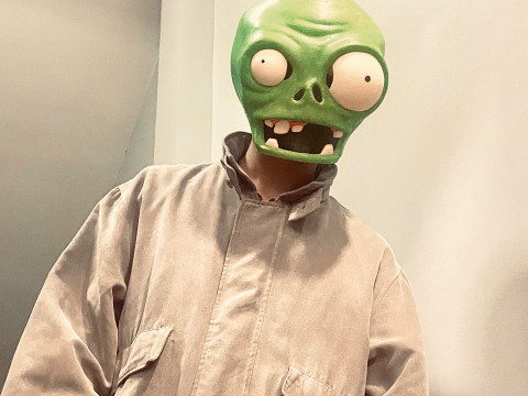 Zombie Plant Head Decoration Wearable - Plants vs Zombies cosplay 3D Print Model