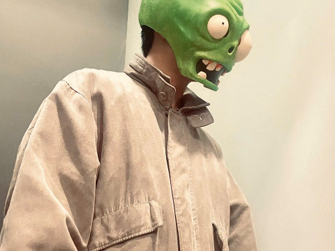 Zombie Plant Head Decoration Wearable - Plants vs Zombies cosplay 3D Print Model