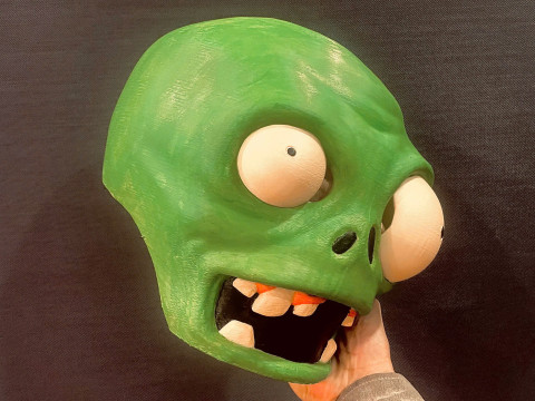 Zombie Plant Head Decoration Wearable - Plants vs Zombies cosplay 3D Print Model