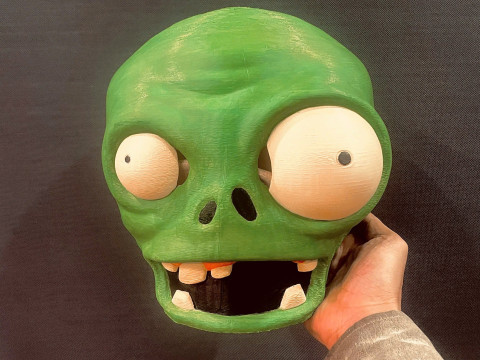 Zombie Plant Head Decoration Wearable - Plants vs Zombies cosplay 3D Print Model
