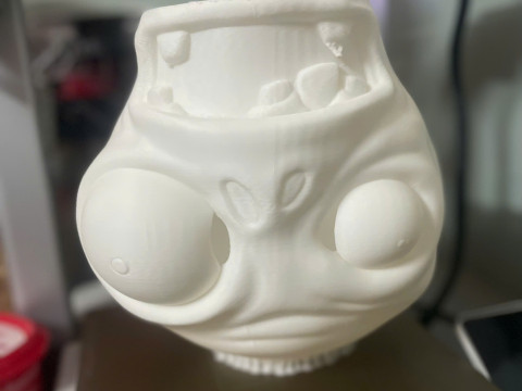 Zombie Plant Head Decoration Wearable - Plants vs Zombies cosplay 3D Print Model