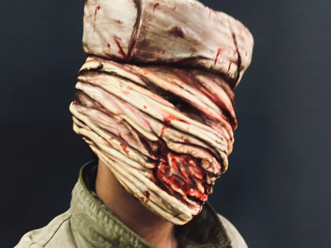 Tête d'infirmière Silent Hill, Cosplay portable Modèles 3D en vedette