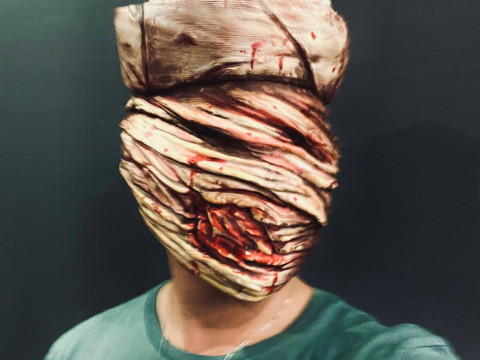 Tête d'infirmière Silent Hill, Cosplay portable Modèles 3D en vedette