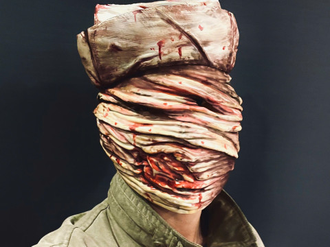 Tête d'infirmière Silent Hill, Cosplay portable Modèles 3D en vedette