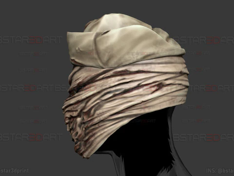 Cosplay Kepala Perawat Silent Hill yang Dapat Dipakai Model Cetak 3D