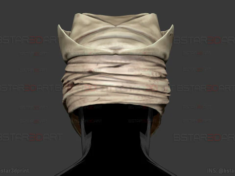 Cosplay Kepala Perawat Silent Hill yang Dapat Dipakai Model Cetak 3D