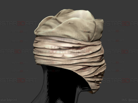 Tête d'infirmière Silent Hill, Cosplay portable Modèles 3D en vedette