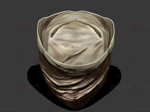 Cosplay Kepala Perawat Silent Hill yang Dapat Dipakai Model Cetak 3D