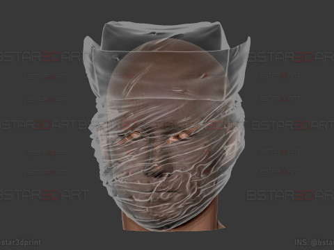 Tête d'infirmière Silent Hill, Cosplay portable Modèles 3D en vedette