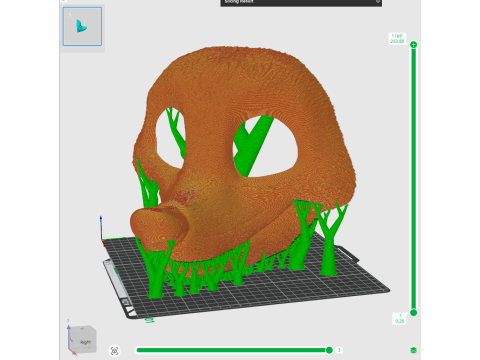 Zootopia 2 - Нік Уайлд Голова Рудої Лисиці 3D Принт Модель