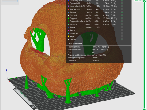 Zootopia 2 - Cabeça de Judy Hopps vestível Modelo de Impressão 3D