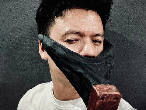 Hand Face Mask - All For One Final Scene - My Hero Academia Anime Cosplay 3D Print Model