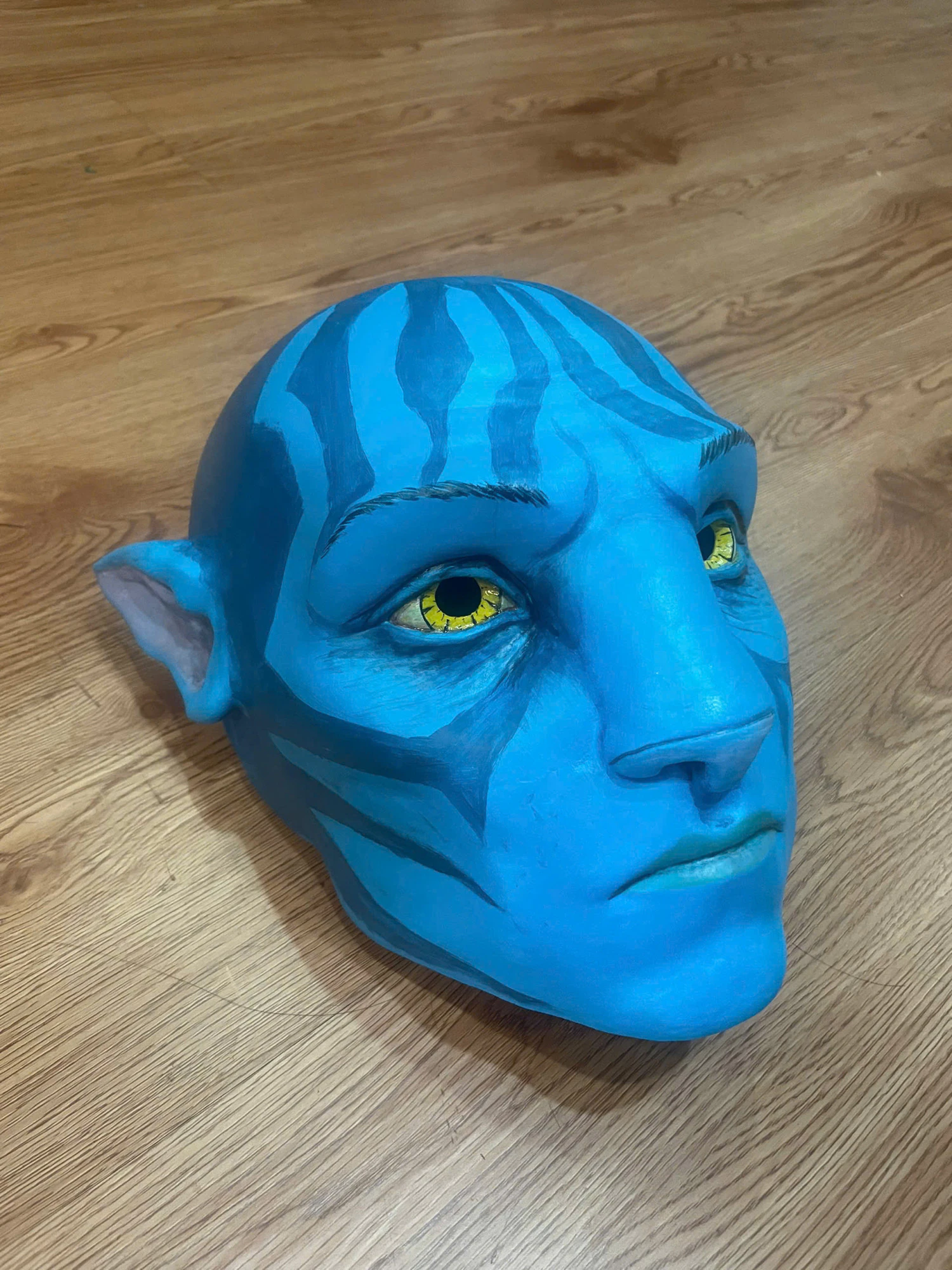 Jake Sully Head Mask Wearable - Avatar movie 2025 3D Print Model .c4d .max .obj .3ds .fbx .stl .blend 