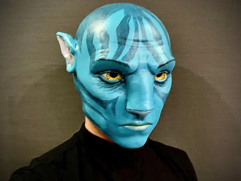 Jake Sully Head Mask Wearable - Avatar movie 2025 3D Print Model