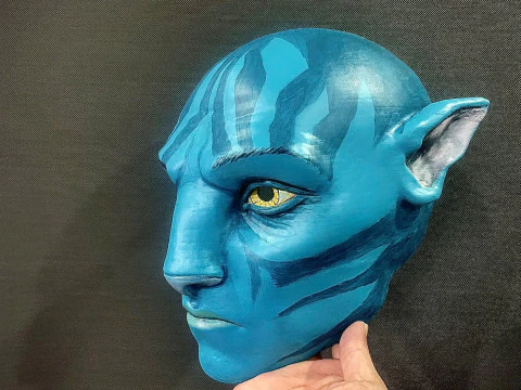 Jake Sully Head Mask Wearable - Avatar movie 2025 3D Print Model