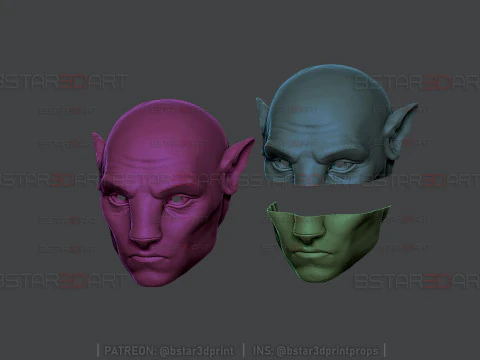 Jake Sully Head Mask Wearable - Avatar movie 2025 3D Print Model