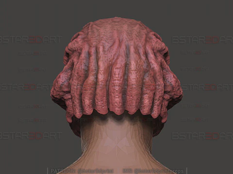 Vecna Season 5 - Head Mask Decoration Wearable - Stranger Things 2025 cosplay 3D Print Model