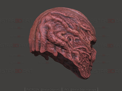 Vecna ​​Temporada 5 - Decoraci&oacute;n de m&aacute;scara de cabeza usable - Stranger Things 2025 cosplay Modelo de impresión 3D