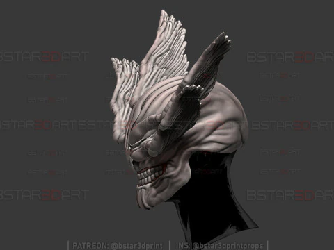 MAHORAGA Head Mask - Jujutsu Kaisen Cosplay 3D Print Model