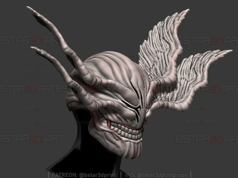 MAHORAGA Head Mask - Jujutsu Kaisen Cosplay 3D Print Model