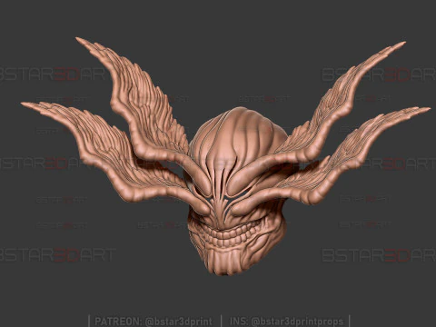 MAHORAGA Head Mask - Jujutsu Kaisen Cosplay 3D Print Model
