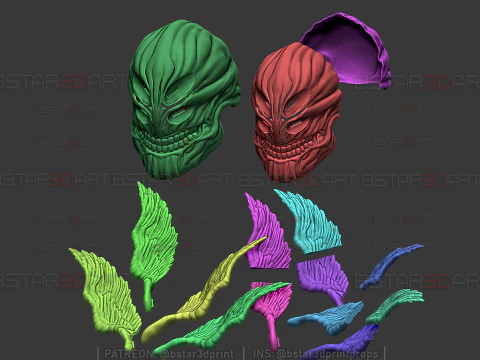 MAHORAGA Head Mask - Jujutsu Kaisen Cosplay 3D Print Model