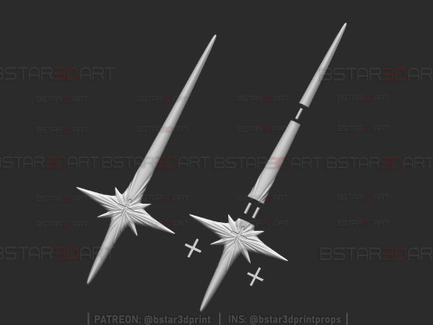Hiromi Higuruma Sword - Weapon STL File - Jujutsu Kaisen 3D Print Model