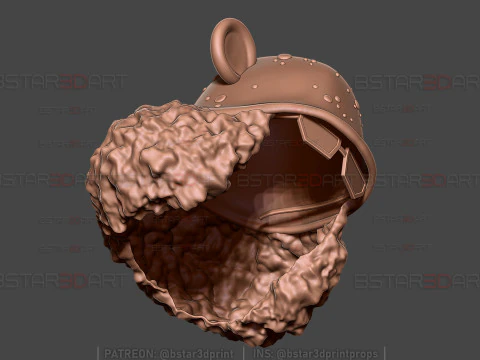 Kuma One Piece Hat and Hair - One Piece Anime Cosplay 3D Print Model