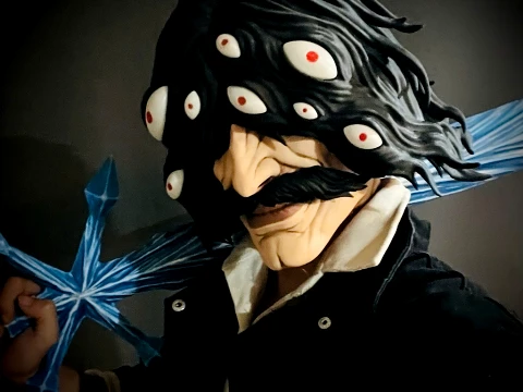 Yhwach Almighty Head Wearable - Bleach Anime Thousand Year Blood War Cosplay STL File 3D Print Model