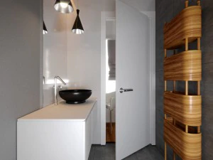 modern stylish contemporary master bedroom with wc bathroom 3D Model