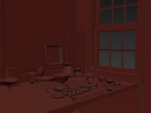 luxurious porcelain set dinnerware dishware plate collection Modelo 3D