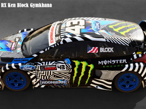 Focus RS RX Ken Block Gymkhana Modelo 3D