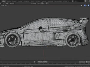 Focus RS RX Ken Block Gymkhana 3D Model