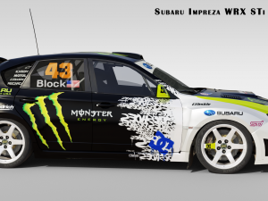 2009 Impreza WRX STi Ken Block 3D Модель