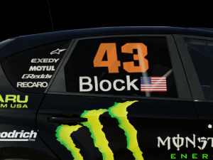 2009 Impreza WRX STi Ken Block 3D Model