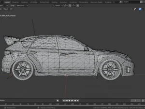 2009 Impreza WRX STi Ken Block 3D Model