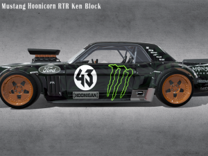 1965 Mustang RTR Hoonicorn Gymkhana Ken Block 3D Модель