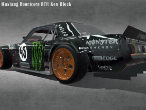 1965 Mustang RTR Hoonicorn Gymkhana Ken Block 3D Model