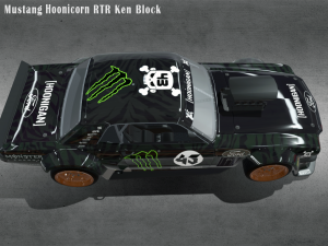 1965 Mustang RTR Hoonicorn Gymkhana Ken Block 3D Модель