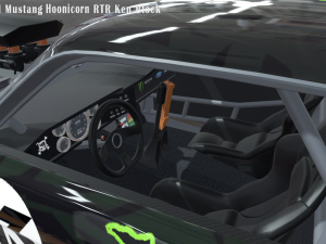 1965 Mustang RTR Hoonicorn Gymkhana Ken Block 3D Модель