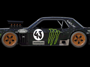 1965 Mustang RTR Hoonicorn Gymkhana Ken Block 3D Модель